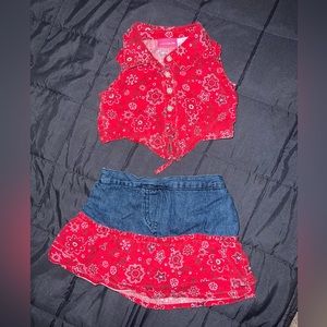 Little Lindsey two piece baby girl outfit
